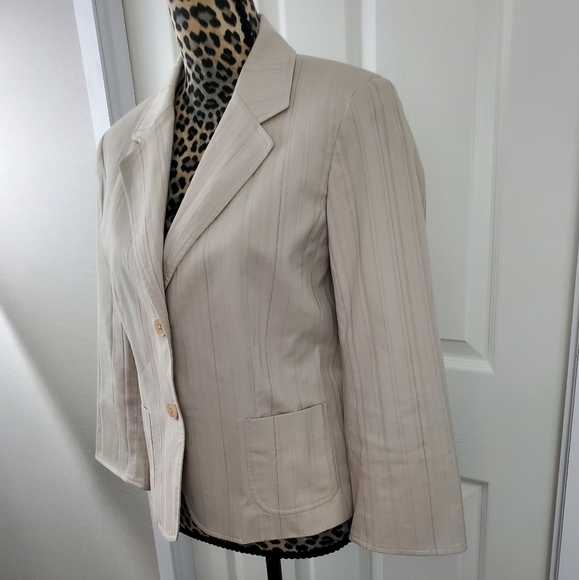 Rafaella Pinstriped Blazer - Picture 3 of 12